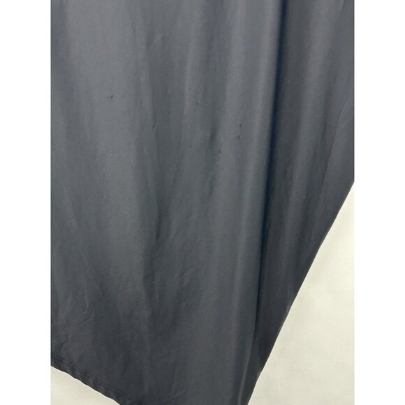 Athleta Sunlover  | Women's Shirt Dress Small  Hilo Asymmetric Black Draped - Picture 12 of 16